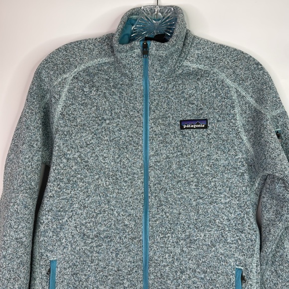 Patagonia Better Sweater Heathered Blue Full Zip Jacket Size Small - Picture 2 of 9